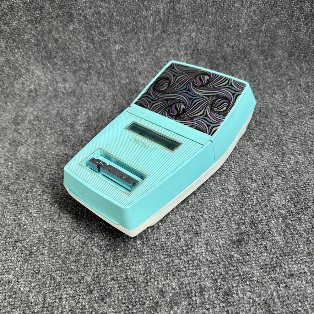 Vintage 1960's Zenith A-602b Cassette Player- Psychedelic-MCM-Solid State-